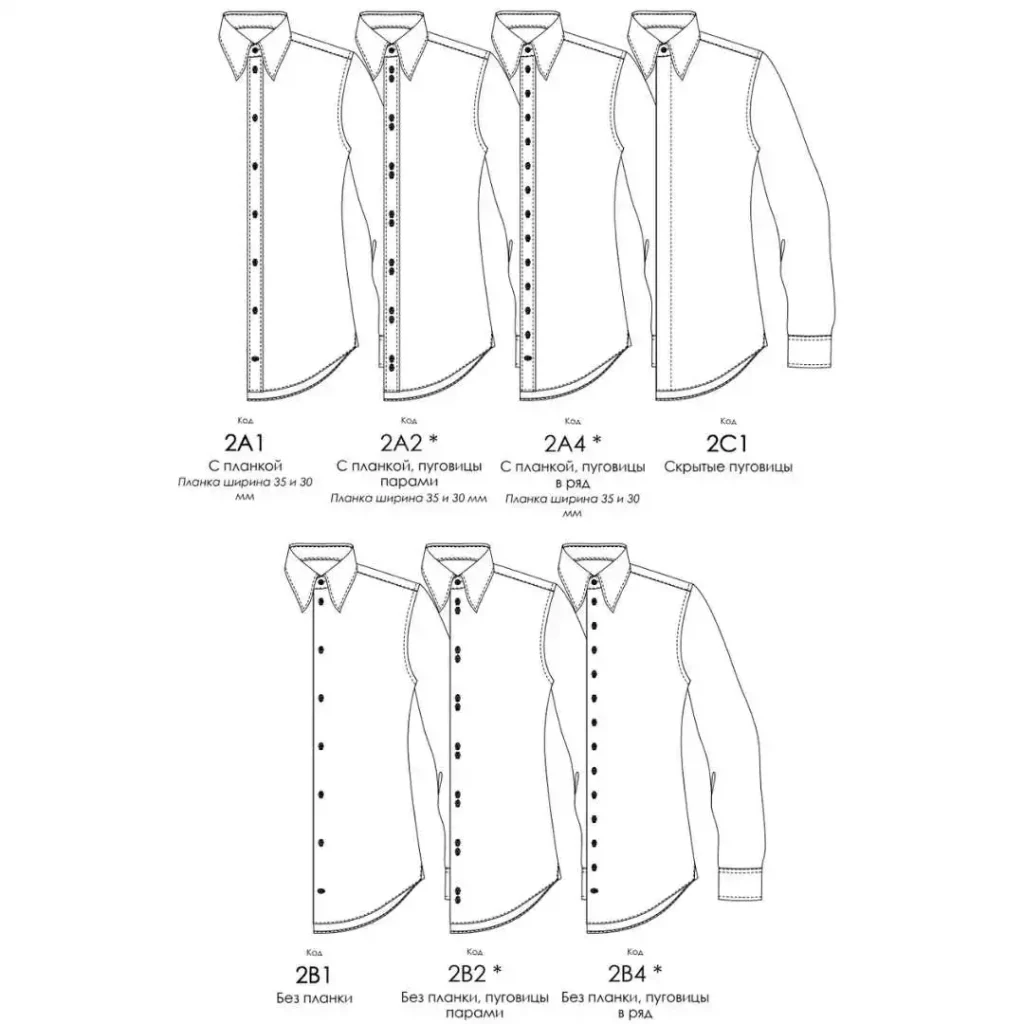 Как правильно подобрать готовую выкройку мужской сорочки и преобразовать её в другие модели