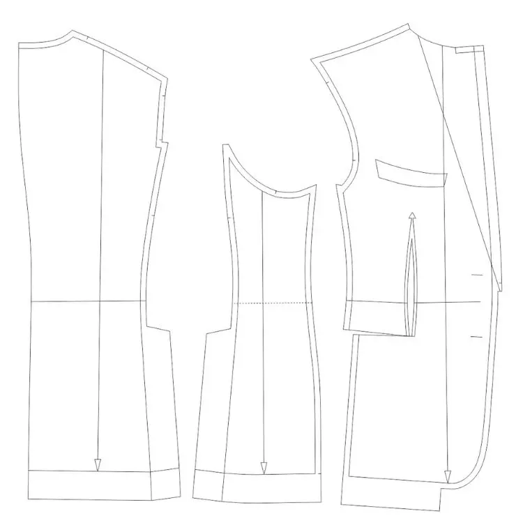 Конструкция мужского пиджака